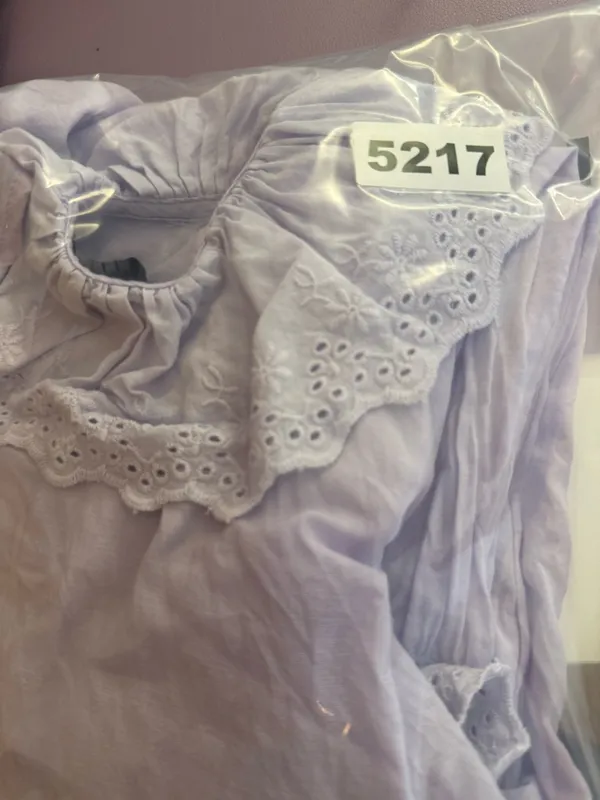 J. Crew Embroidered ruffle-collar top with‎ eyelet - Image 8