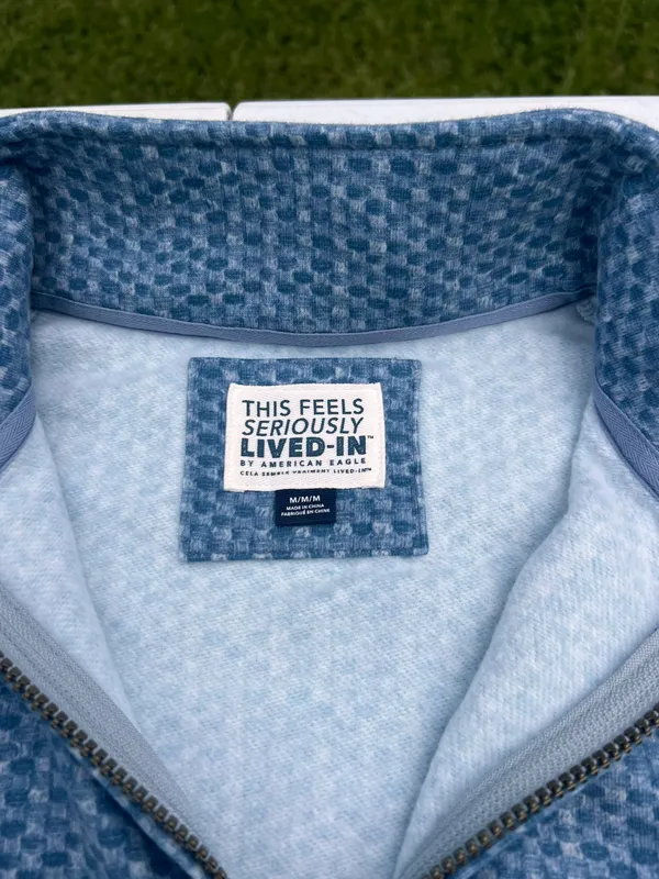 American Eagle Half Zip Crewneck - Image 3