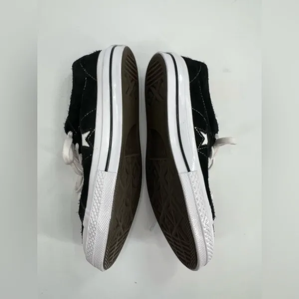 Converse One Star Ox Pro Black & White Suede‎ Skate Shoes Sz 8 - Image 3