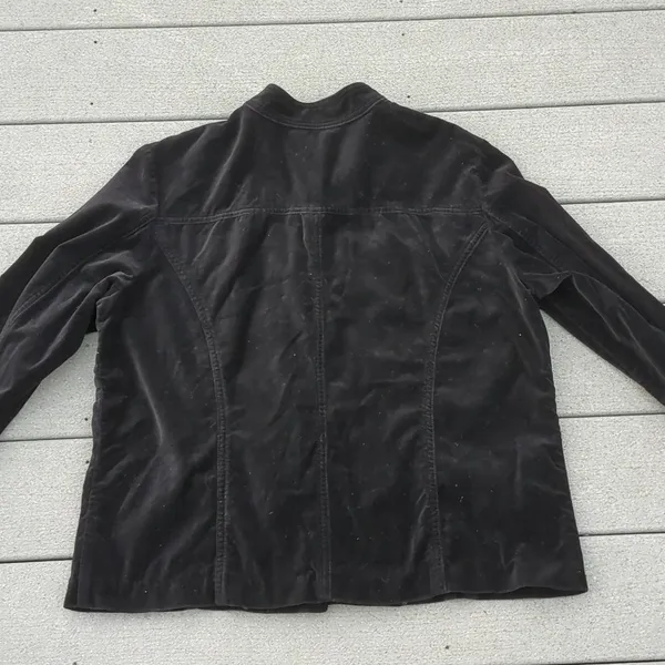Charter Club Mock Neck Collar Velveteen Jacket - Image 13