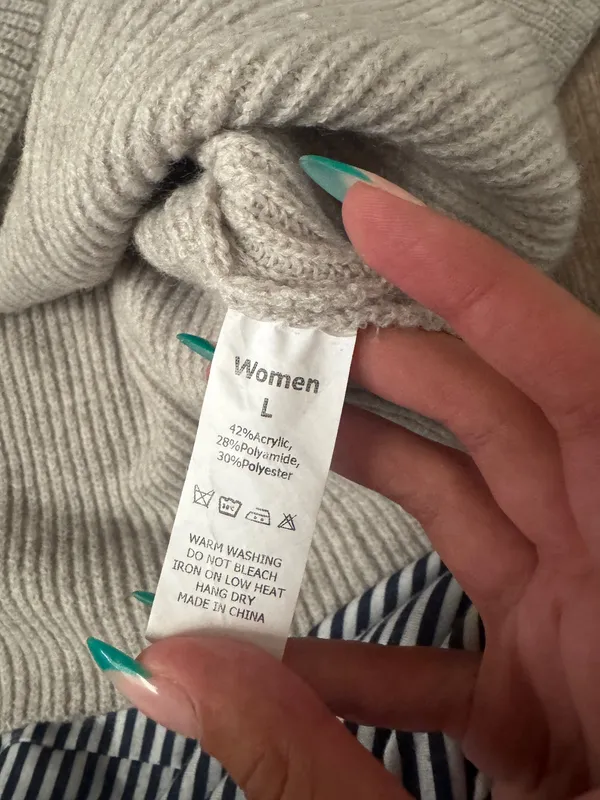 cardigan Gray Size L - Image 2