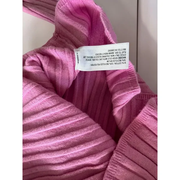 Universal Threads Pink Ribbed Cardigan Sweater‎ Size Small Cropped Button Front - Image 4