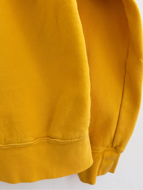 Market Studios Chinatown Yellow Off-the-Shoulder Graphic Sweatshirt Pullover Siz - Image 11