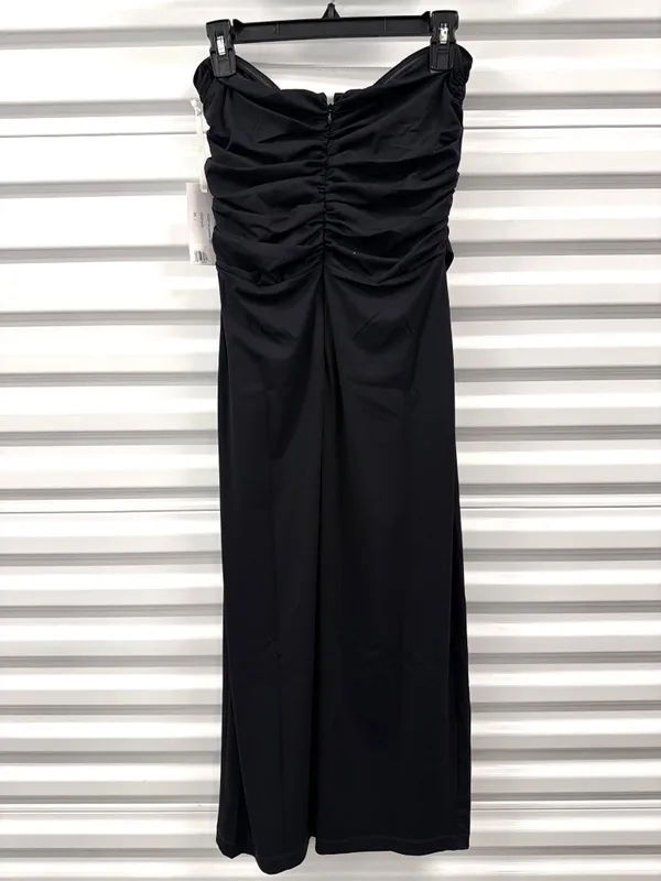 Torn By Ronny Kobo Lia Strapless Midi Dress Black Womens Size Large - Image 8