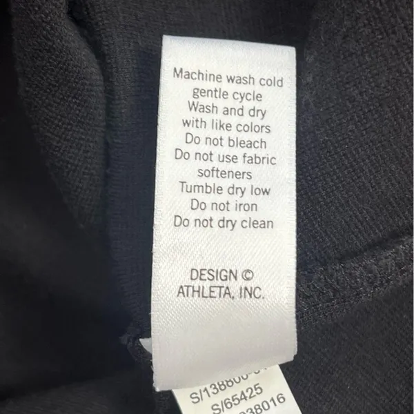Athleta Whirlwind Razorback Athletic Casual Tank Dress Black Size XS - Image 12