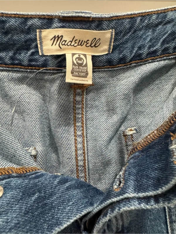 Madewell The Darted Barrel-Leg Jean Size 31T NWOT - Image 7