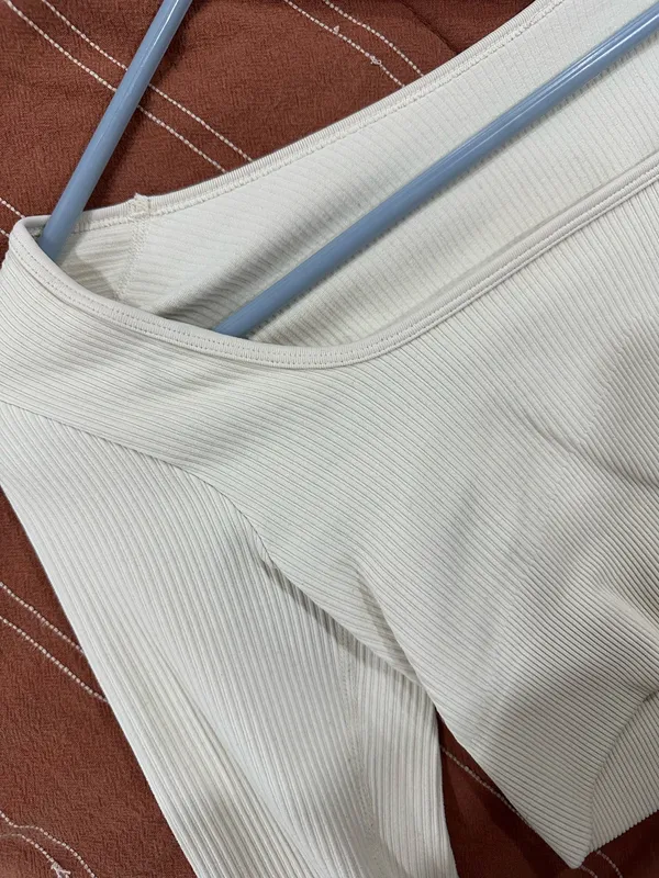 Crop top long sleeve Tan - Image 5