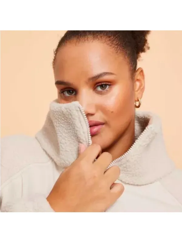 Blogilates Campfire Fleece Sherpa Jacket size XL - Image 12