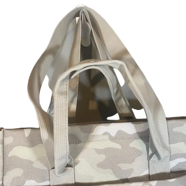 VS Pink Gray Camouflage Convertible Tote School Gym Backpack Women - Image 6