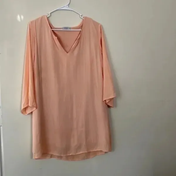 Tobi Peach Shift Dress Women Size M (Medium) - Image 2