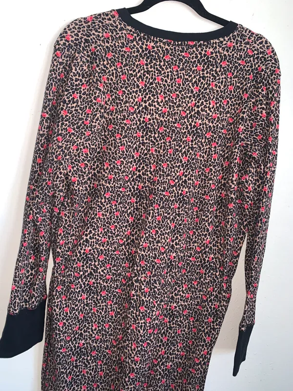 Victoria’s Secret Leopard / Roses Onesie Large - Image 7