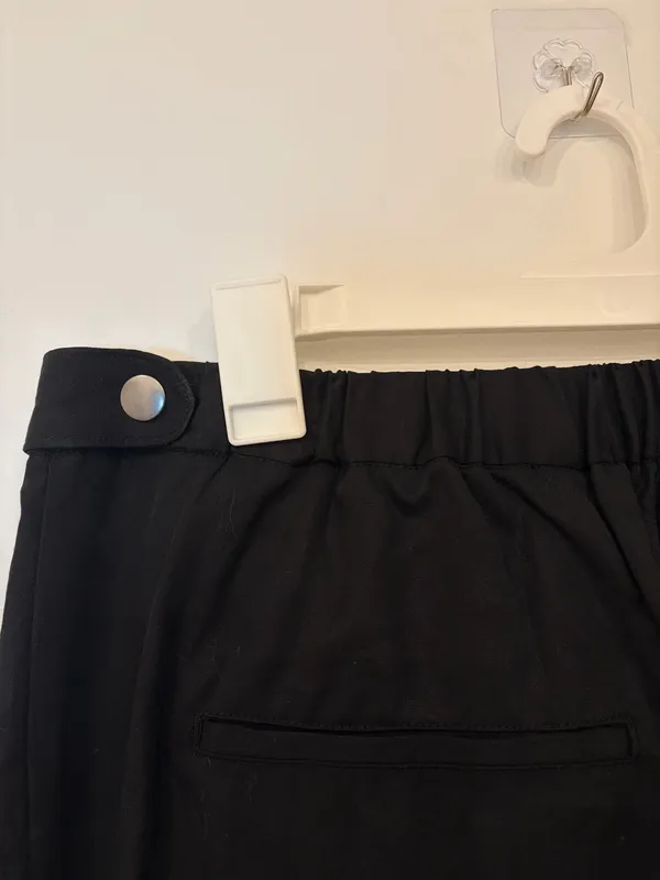Banana Republic Black Wide-Leg Pants - Image 7