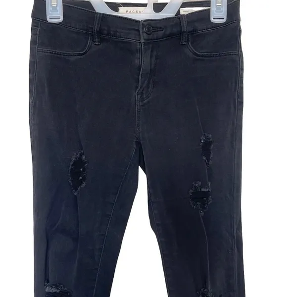 PacSun Jeggings Ankle Distressed Sz 25 - Image 6