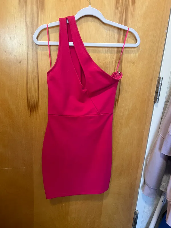 superdown Asymmetrical Mini Dress - Image 2