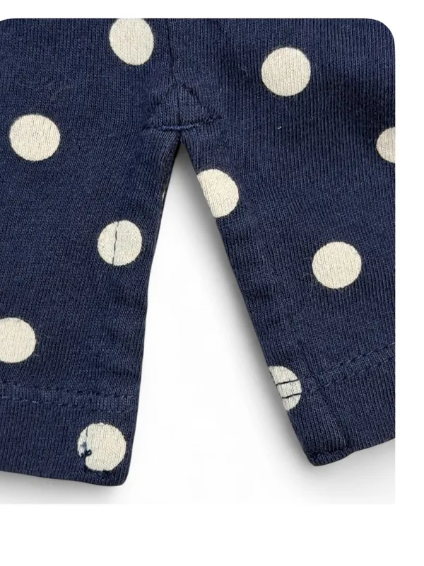 Lands End Women's Cotton Jersey Swim Cover-up Polka Dot Print Dress Size Small - Image 14