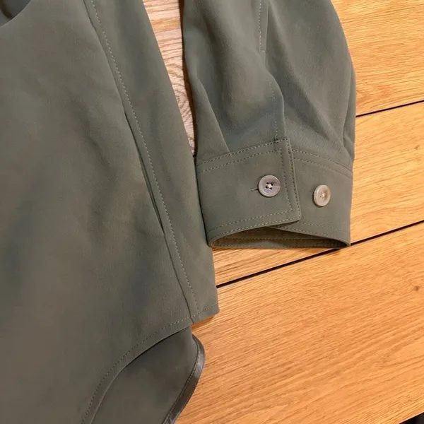Aritzia Wilfred The Ganna shirt jacket bitter sage xl - Image 6