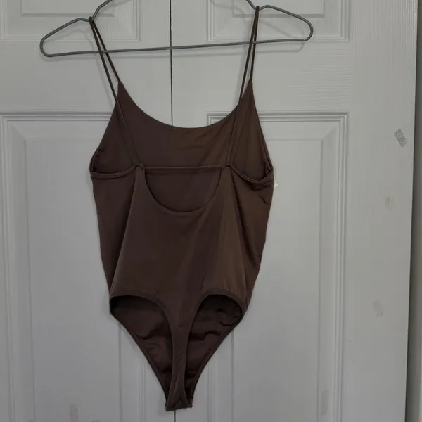 Light Brown Dark Nude Bodysuit Small - Image 2