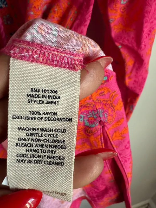 Soft Surroundings‎ Marcella Framboise Fuschia Tunic Medium - Image 7