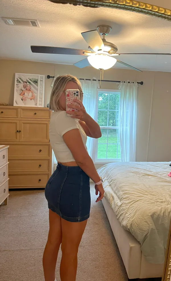 jean skirt - Image 2