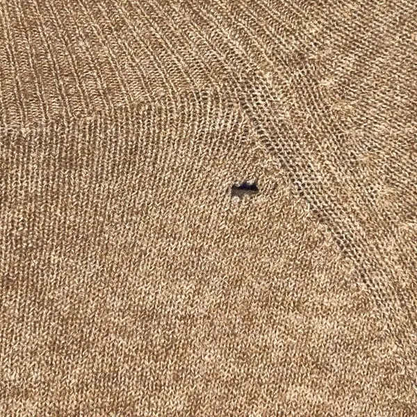 J. Crew Rollneck Sweater Supersoft‎ Yarn Wool Alpaca Blend Small New Brown Hole - Image 8