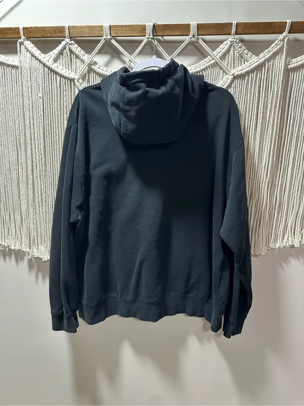Nike Women's Black Pullover Hoodie with White Swoosh - Image 5