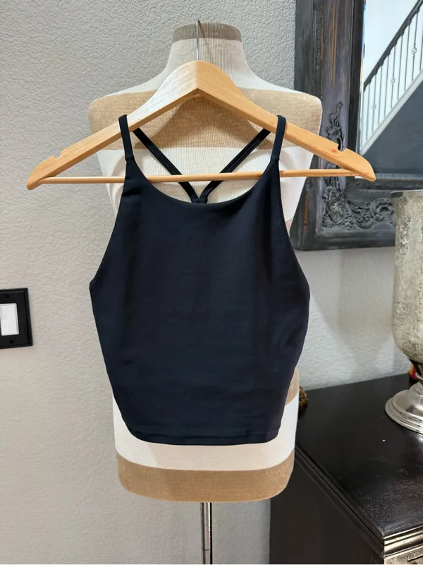 Old Navy Light Support PowerSoft Longline Sports Bra M - Image 3
