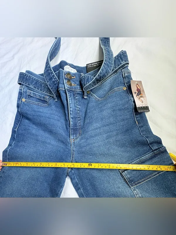 Sofia Jeans Sofia Vergara Margot Wide Leg Jeans Size 8 NWT Super High Rise - Image 9