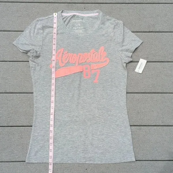 NWT Aeropostale Y2K Short Sleeve Logo T-Shirt | Aeropostale Fitted T-Shirt - Image 5