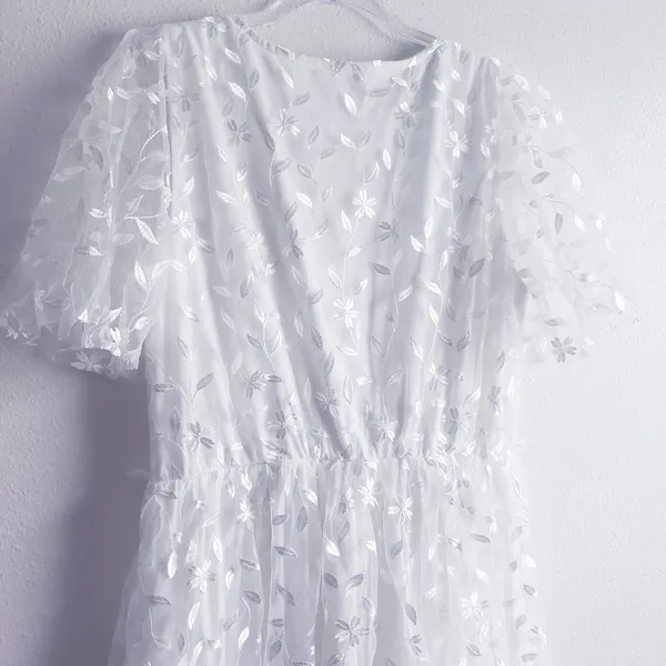 Baltic Born Marseille Embossed Maxi Dress Tulle New Without Tags - Image 9