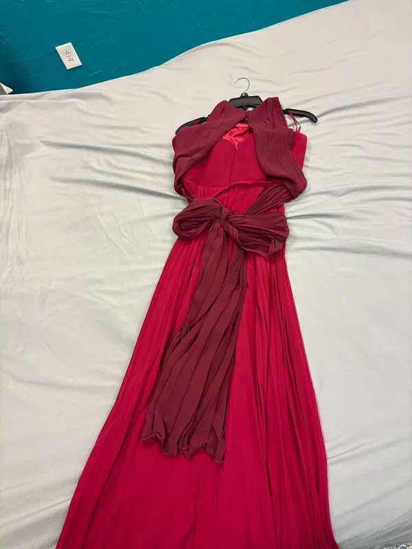 Burgundy maroon dress - Image 7
