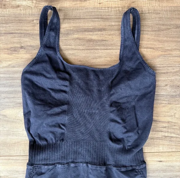 FP Movement by Free People Black Seamless Jumpsuit Romper - Image 7