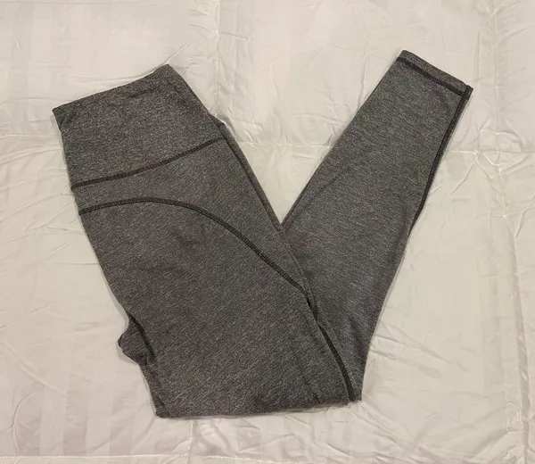Gray Gym Tights Size M - Image 4