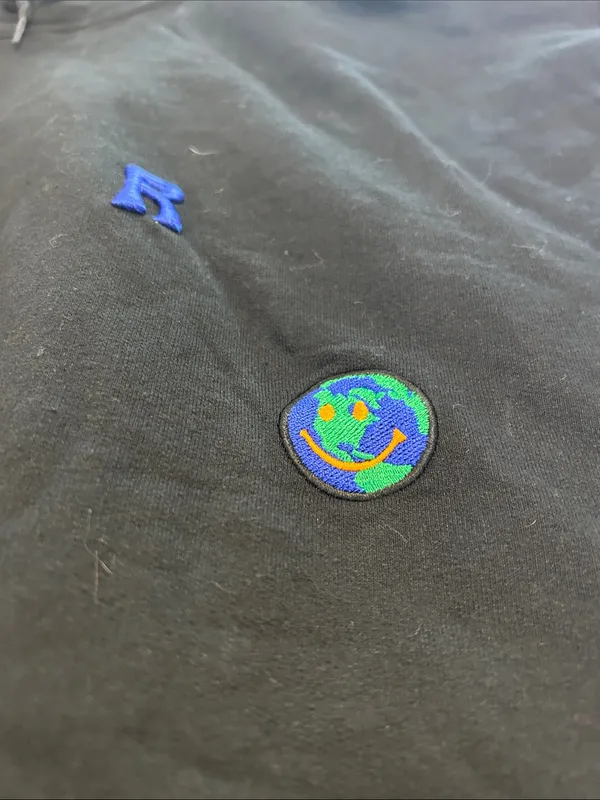 Astroworld Black Hoodie with Embroidered Letters - Image 3