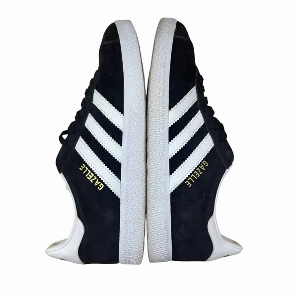 Adidas Gazelle Women's Sz 6 Core Black Suede White Sneakers Shoes Lace Up BA9595 - Image 8
