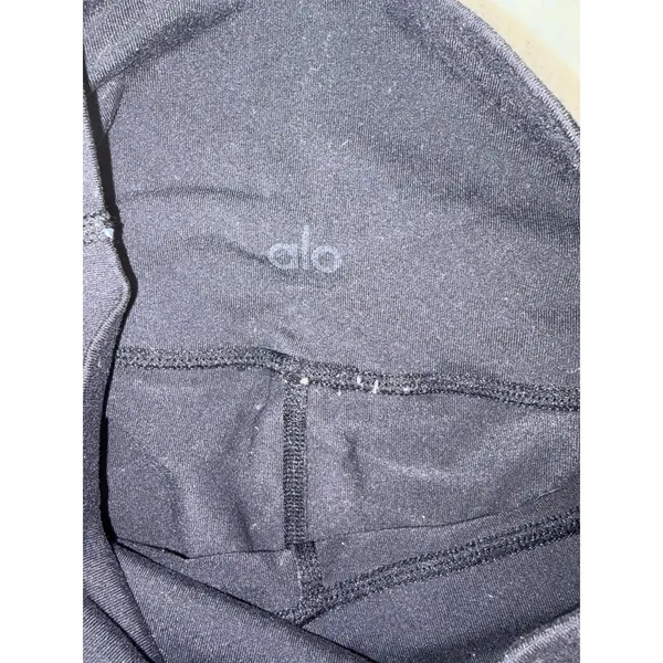 Alo Yoga 7/8 High-Waist Moto Legging Black Size Small - Image 4
