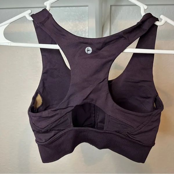 90 DEGREE BY REFLEX Long Line Full Zip Sports Bra - Image 3
