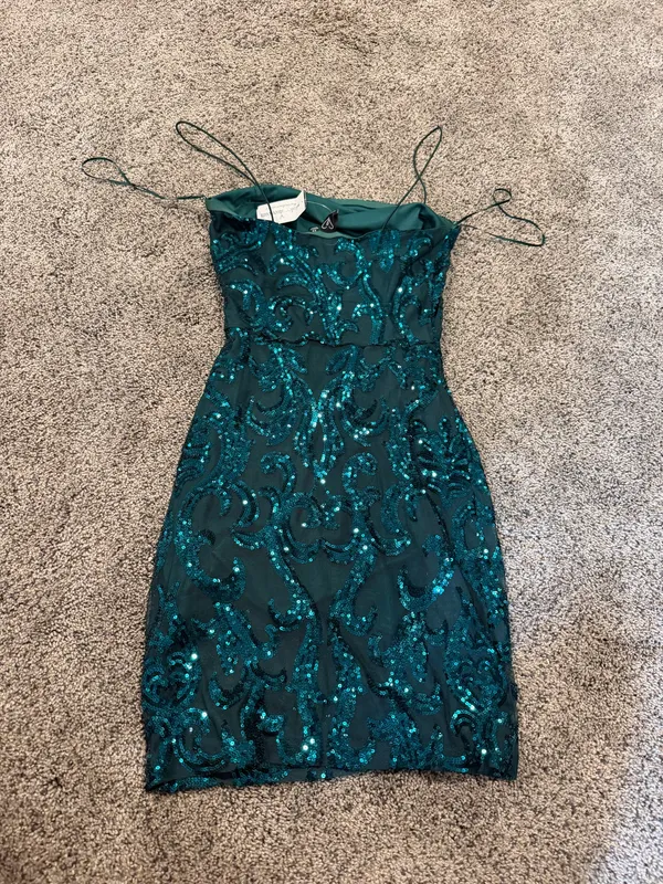 Live It Up Sequin Mini Dress - Image 5