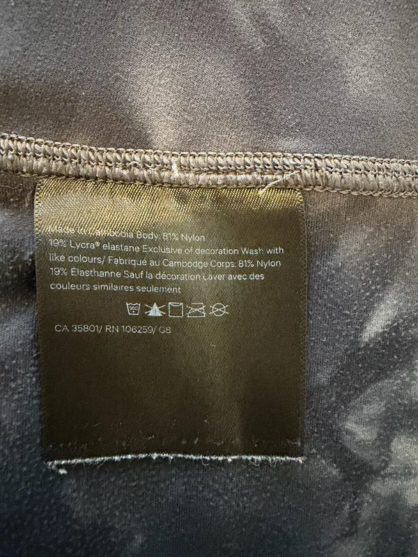 Lululemon Align Leggings Diamond Dye Pitch Grey High Rise 29” inseam size 4 - Image 5