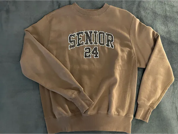 Jostens Senior 2024 Crewneck Brown - Image 2