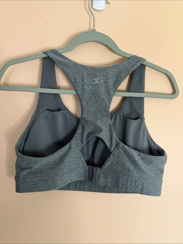 Gray Racerback Sports Bra - Women's Intimates - Image 4