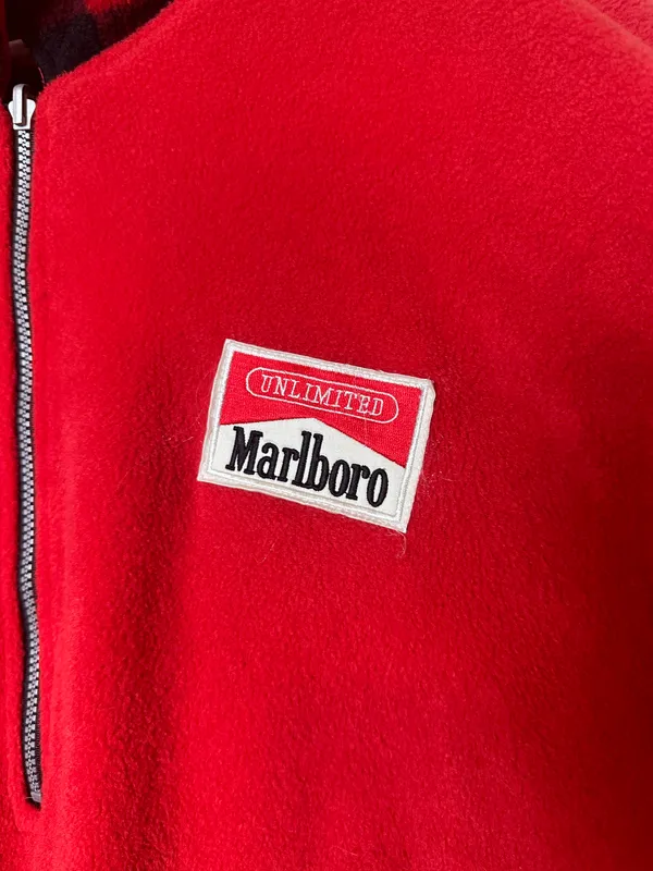 Vintage Unlimited Fleece 1/2 Zip Reversible Sweater Size L - Image 5