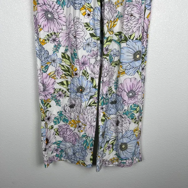 Gap Women's Floral Print Pull On Pants Sz S - Image 3