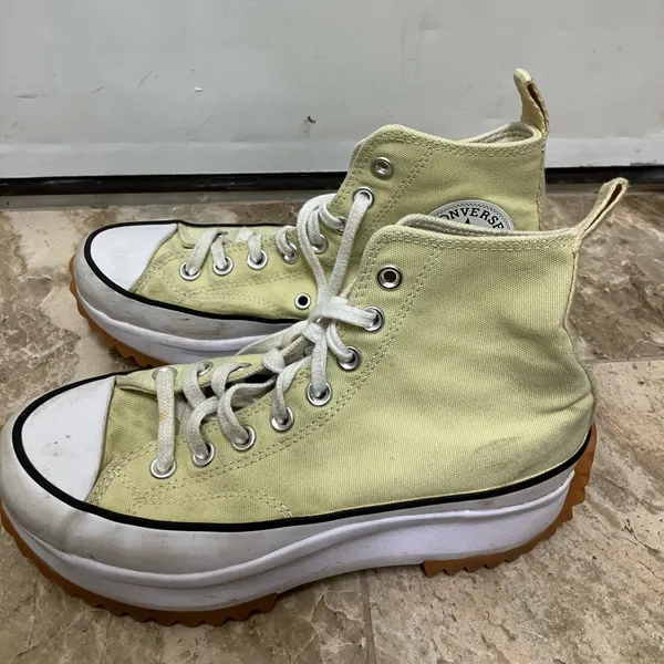 Converse Lemon Drop Women's Run Star Hike High Top Sneakers Sz 8 |A02132C - Image 4
