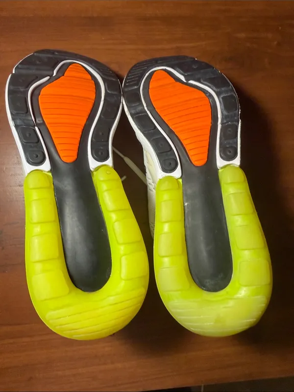 Nike Men’s White/Black/Orange/Blue/Green Athletic Sneakers - Image 7