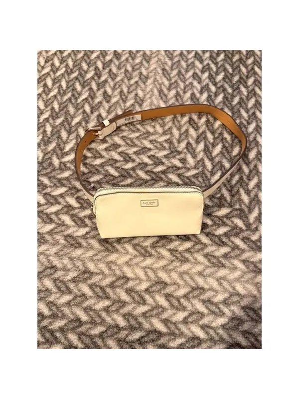 NEW Kate Spade Saffiano Leather zip top belt/sling Small/Medium bag - Image 6