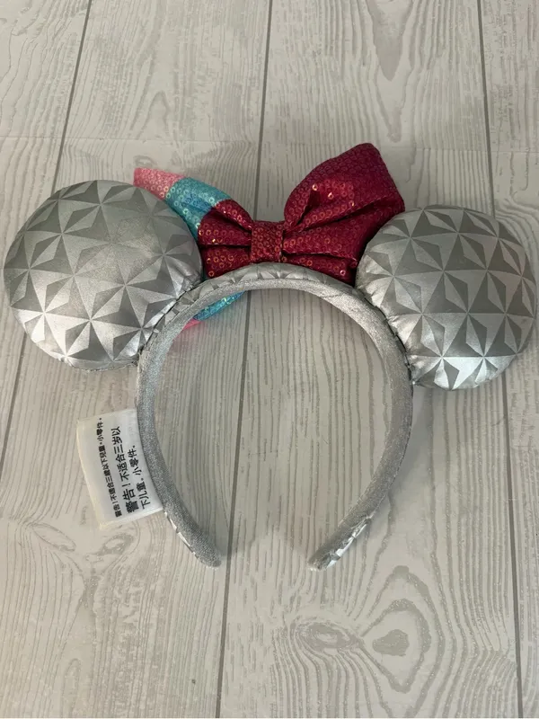 Disney Parks Epcot Spaceship Earth BubbleGum Wall Mickey Mouse Ears Headband - Image 3