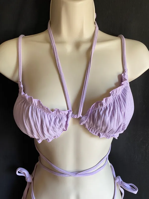 Pastel Pink Two Piece Bikini Size XS - Image 2