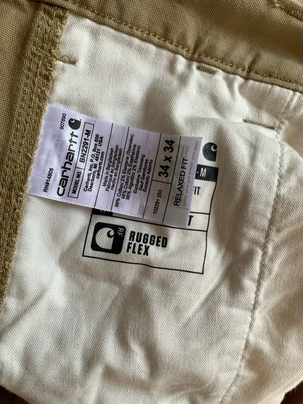 Carhartt Men’s canvas work pants - Image 4