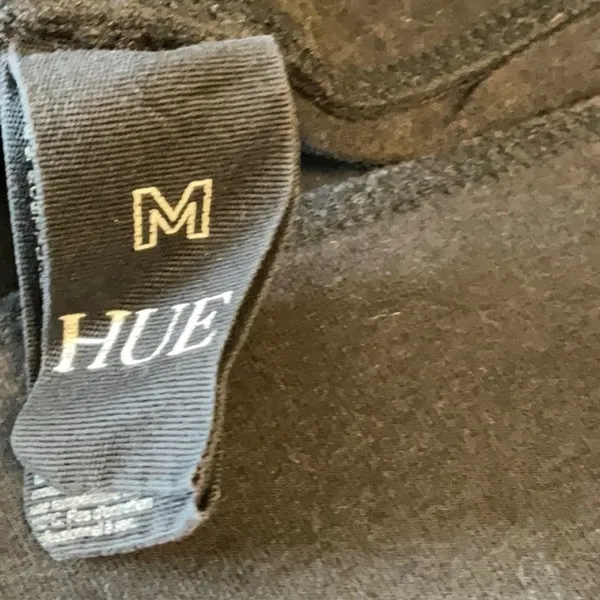 HUE Black Track Pants with Tapered Fit - Image 3