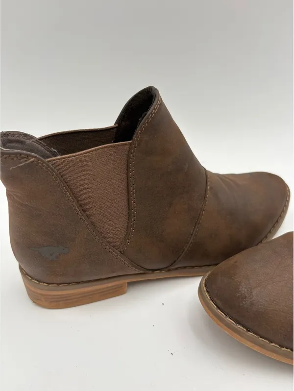 Rocket Dog Maylon Woman’s Size 7 Brown Ankle Boots with Elastic Side Panels - Image 3